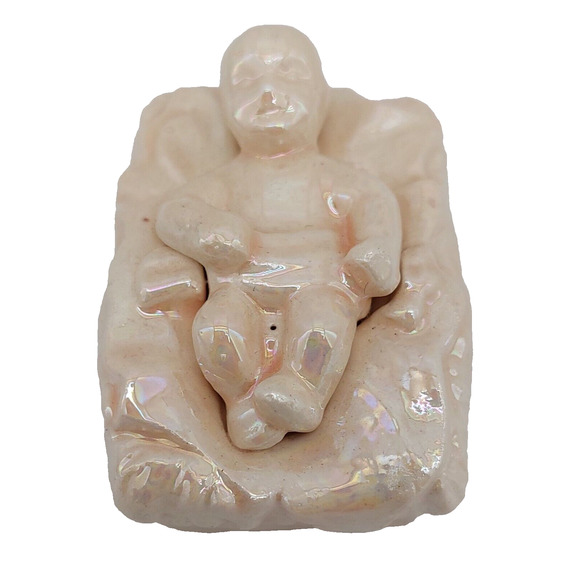 Baby Jesus Holy Family Christmas Nativity Figurine Replacement Figure Iridescent - Picture 2 of 7
